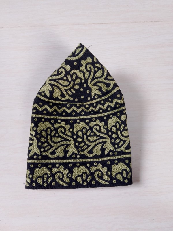 Bulk Muslim Prayer Caps , Barkati Style ,Durable Block Fabric by Omnai