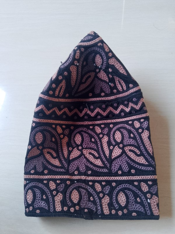 Bulk Barkati Prayer Caps , Omnai Muslim Cap in Block Weave Fabric