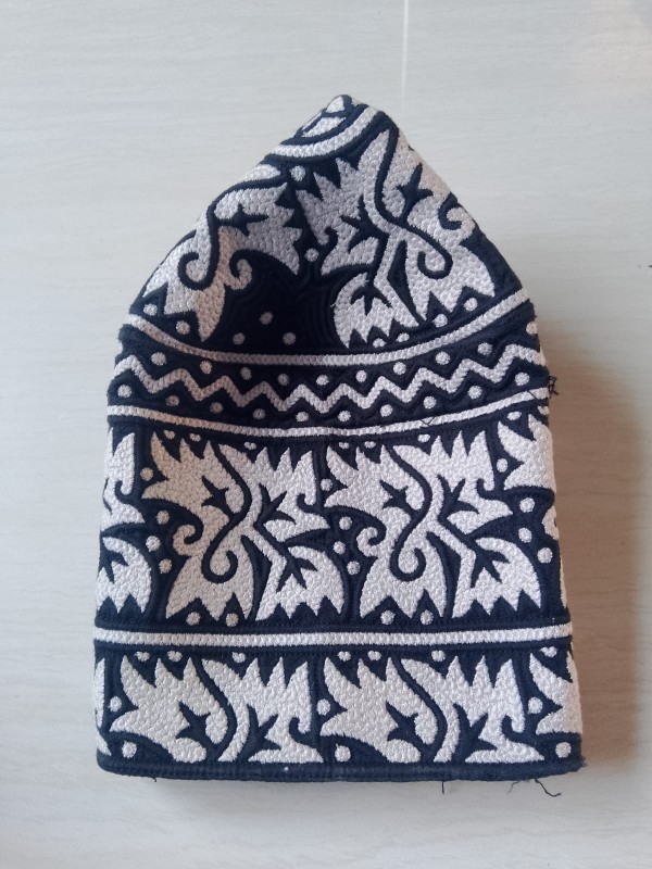 Bulk Omnai Barkati Caps , Islamic Namaz Caps in Block Fabric