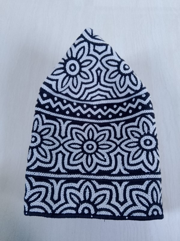 Omnai Barkati Block Fabric Caps , Bulk for Prayer & Namaz