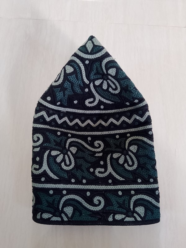 Bulk Supply Omnai Barkati Muslim Caps, Block Fabric Namaz Hats