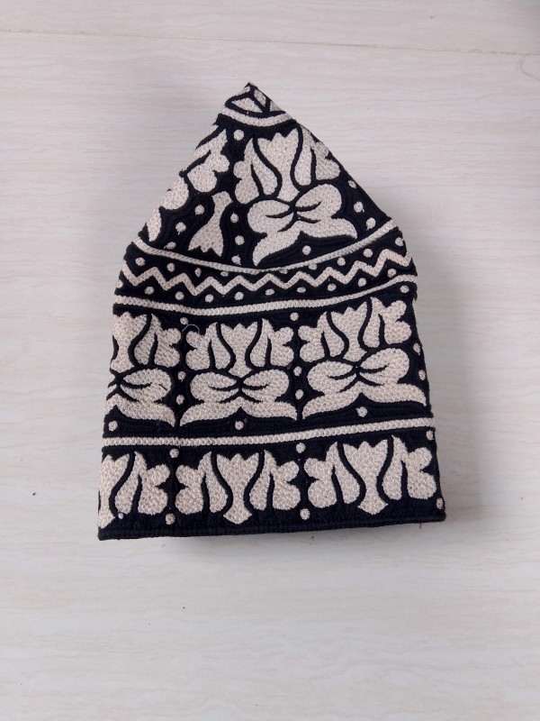 Muslim Namaz Caps , Omnai Barkati Block Fabric , Bulk Set