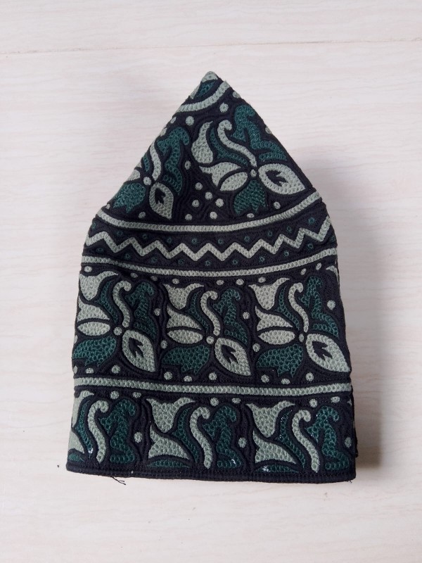 Wholesale Muslim Caps , Omnai Barkati Block Fabric Bulk Pack