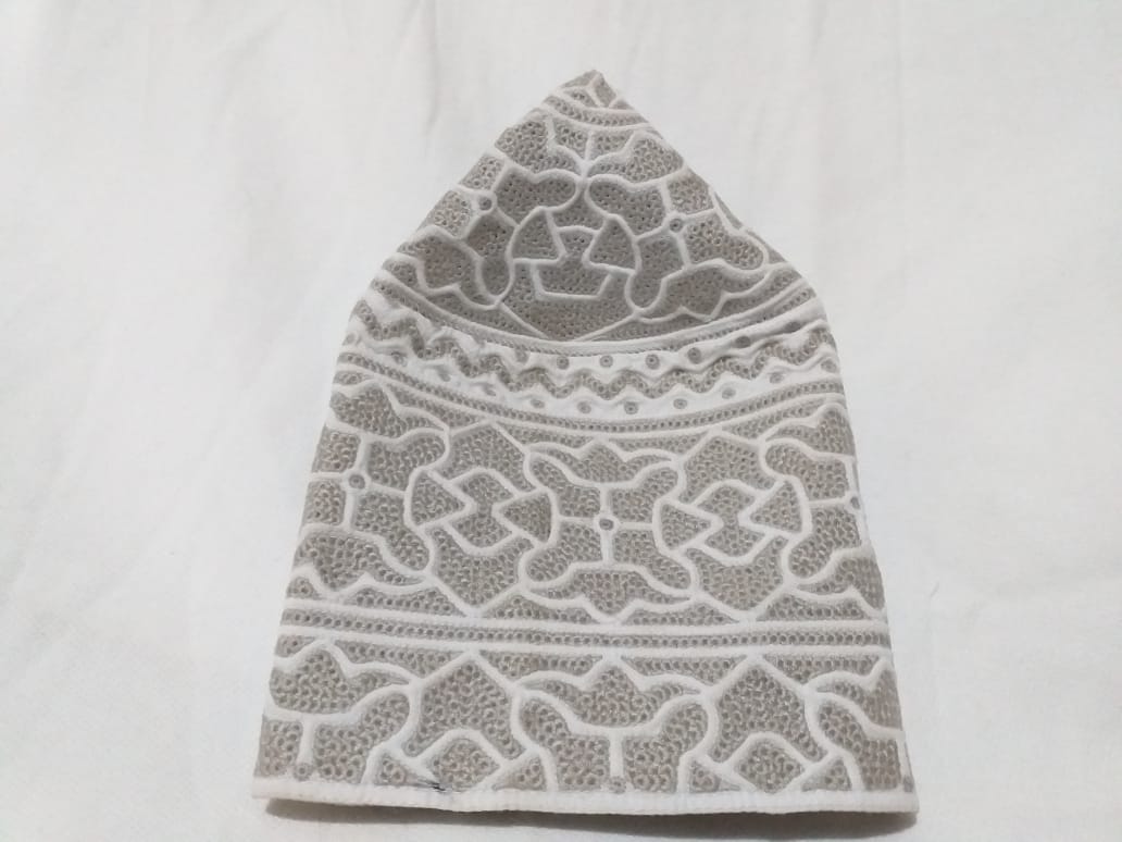 Digitally Embroidered Masterpiece Omani Kumma Cap