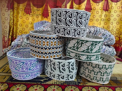 Omani Muslim Topi, Stylish Computer Designed Kumma Cap