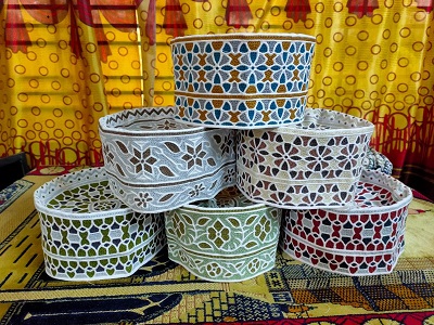 Traditional Omani Topi , Soft Cotton Computer Cap Design