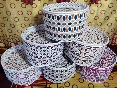 Islamic Men’s Cap ,Omani Style Computer Embroidered Topi