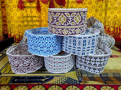 Elegant Omani Prayer Cap , Classic Computer Stitch Design
