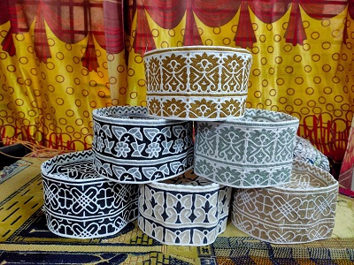 Islamic Omani Cap ,Beautifully Designed Computer Stitch Topi