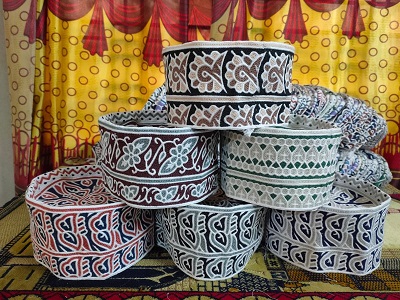 Authentic Omani Computer Cap Topi Kumma for Men