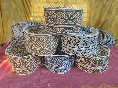 Stylish Omani Computer Cap Topi Kumma for Prayer