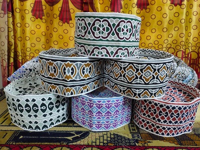 Breathable Omani Computer Cap Topi Kumma for Summer