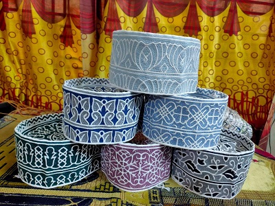 Authentic Omani Computer Cap Topi Kumma for Ramadan & Eid