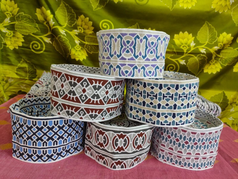 Stylish Omani Computer Cap Topi Kumma for Eid & Festivals