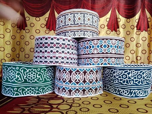 Traditional Omani Cap,Computer Stitched Kumma for Men