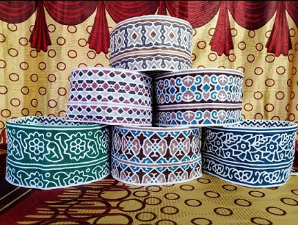 Breathable Omani Computer Topi Kumma for Summer Use