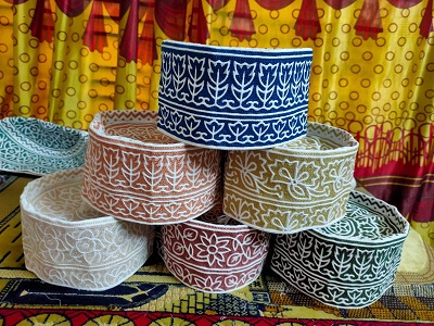 Wholesale Omani Computer Embroidered Cap for Export