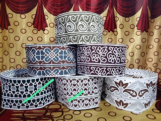 Authentic Omani Computer Embroidery Cap for Men