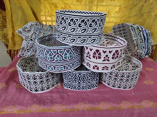 High-Quality Omani Computer Embroidered Muslim Cap