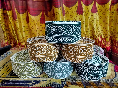 Lightweight Omani Muslim Topi with Computer Embroidery