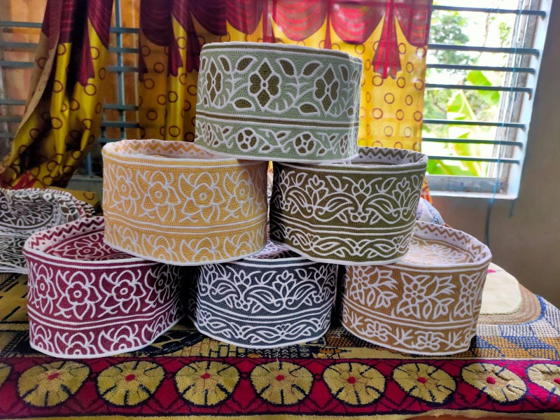 Buy Omani Cap Online, Premium Quality Computer Embroidery