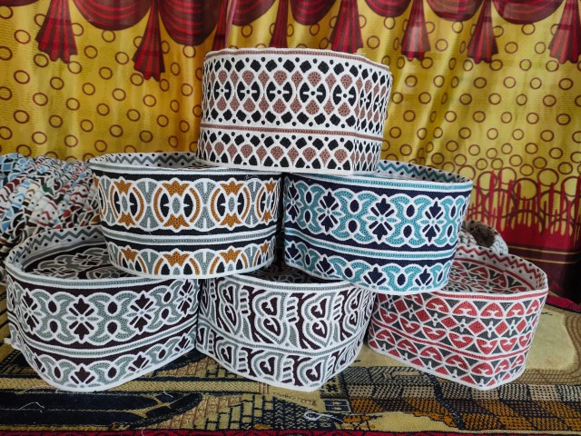 Omani Islamic Cap,Embroidery Precision with Computer Stitch