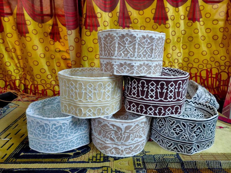 Omani Computer Cap Topi Kumma,Perfect for Eid & Ramadan