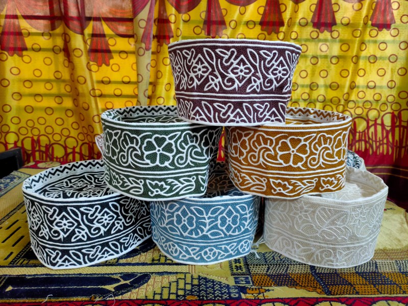 Durable Omani Computer Cap Topi Kumma, Perfect for Eid