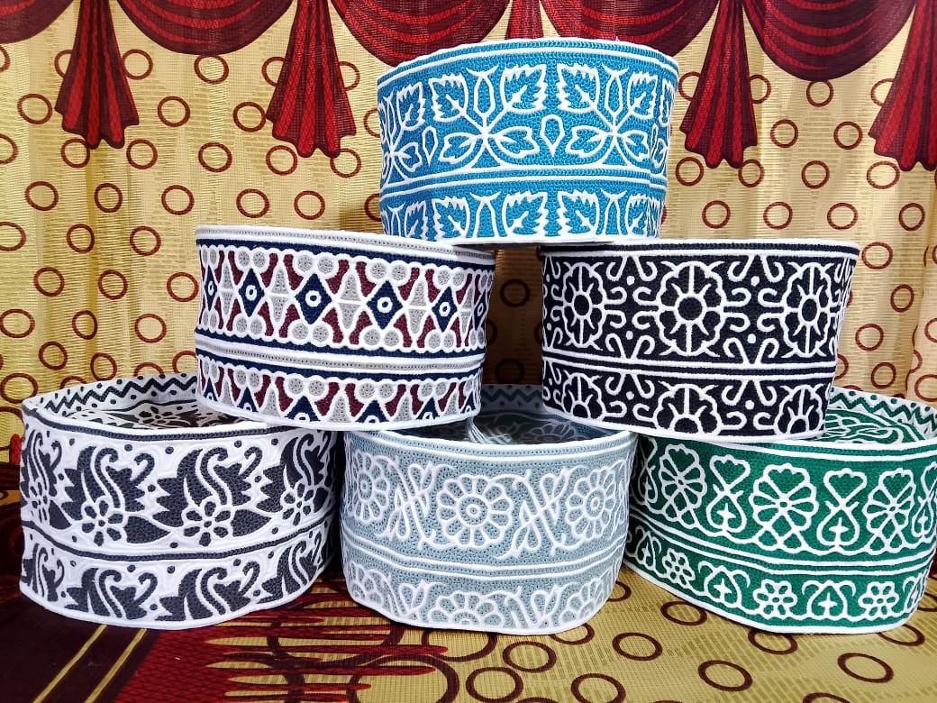 Soft Cotton Omani Computer Cap Topi Kumma for All Seasons