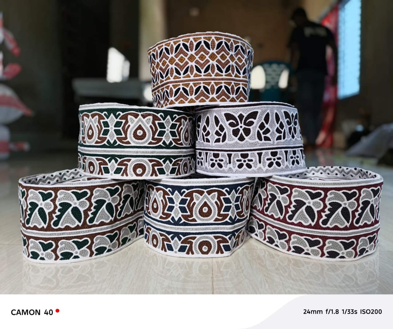 Elegant Omani Computer Khumma Indian Barkati Cap For Retail Markets
