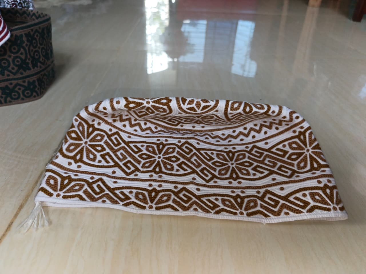 White Omani Caps for Fashion and Prayer