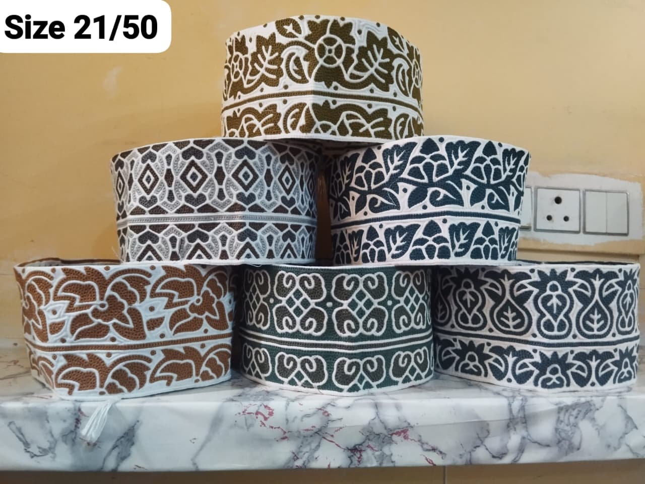 Premium Computer Embroidered Islamic Prayer Kumma