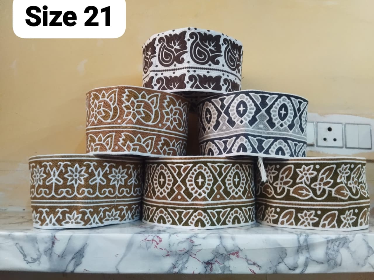 Luxury Computer Stitch Omani Prayer Kumma