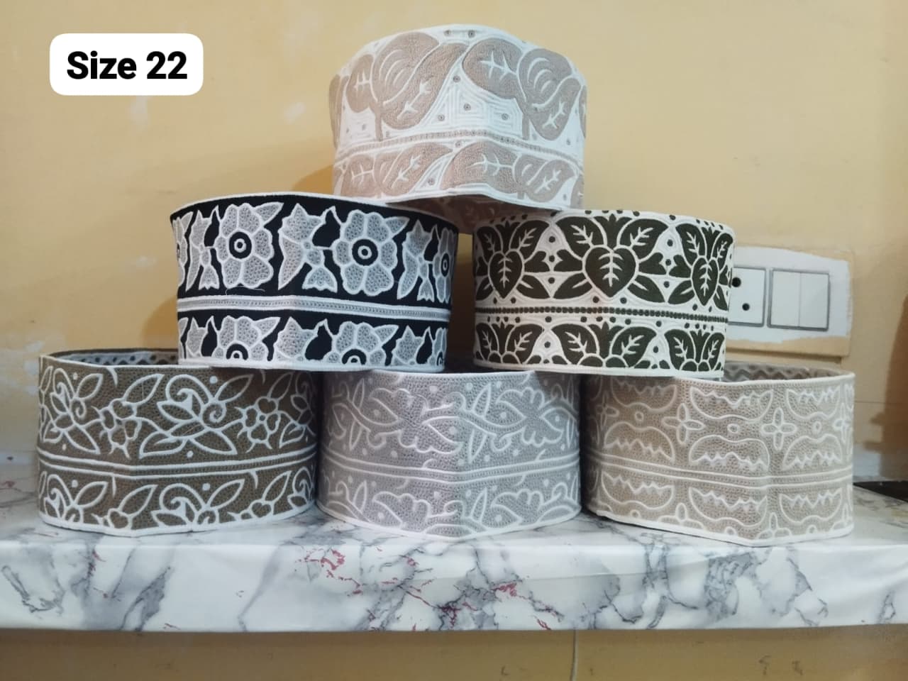 Designer Islamic Barkati Cap with Premium Finish