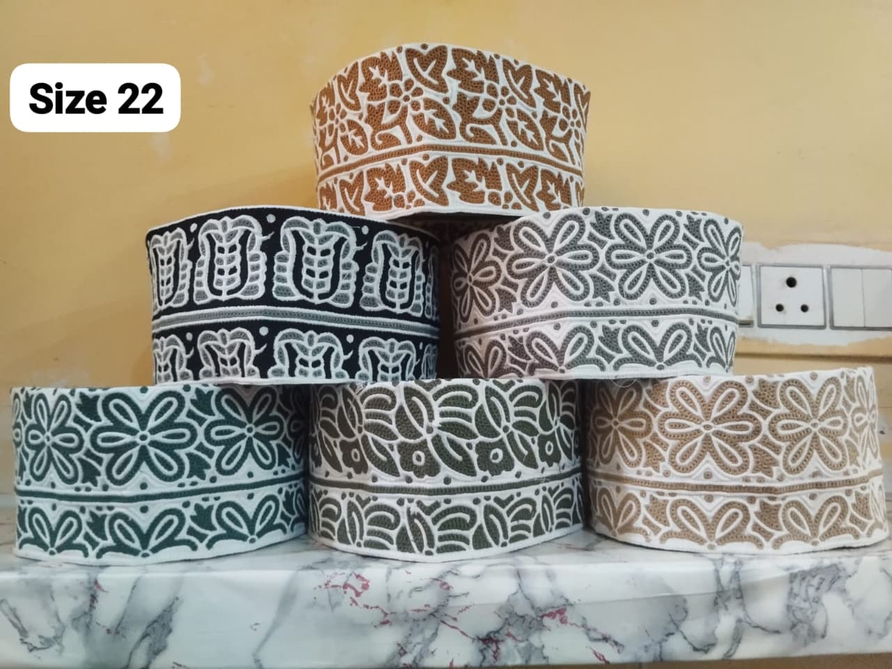 Wholesale Indian Barkati Cap with Premium Stitching