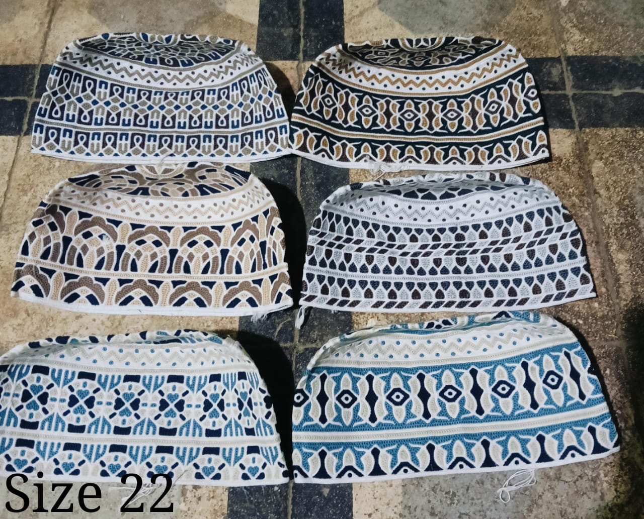Premium Embroidered White Omani Kumma for Islamic Wear