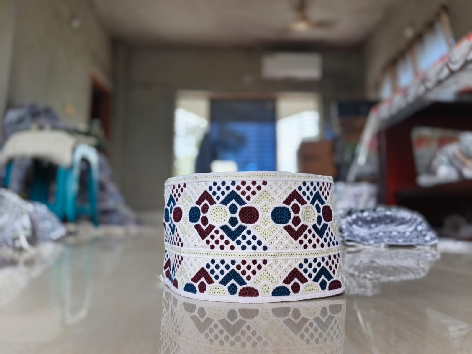 Premium Traditional Kumma Style Omani Computer Cap
